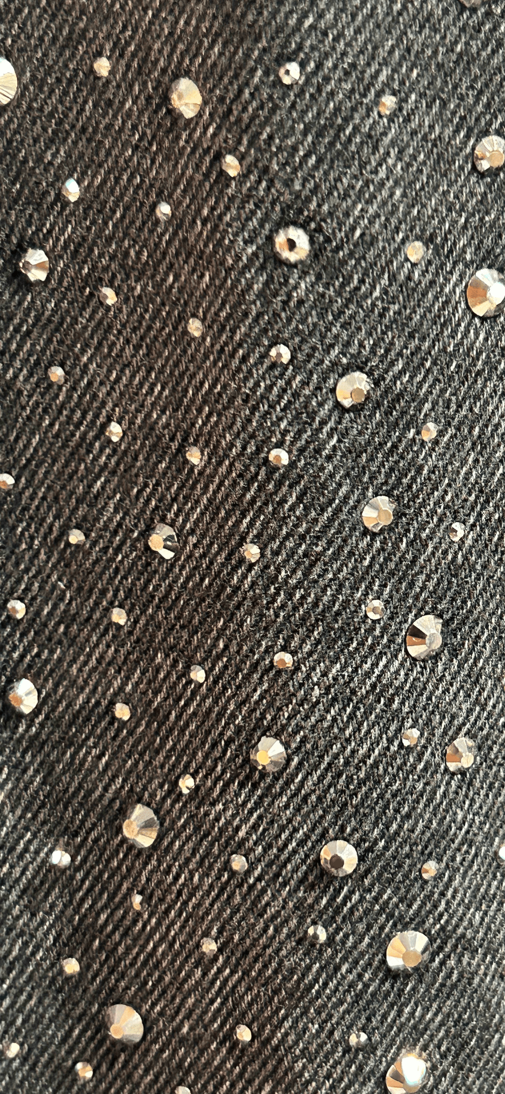 JI Black Metal Glitter Jeans