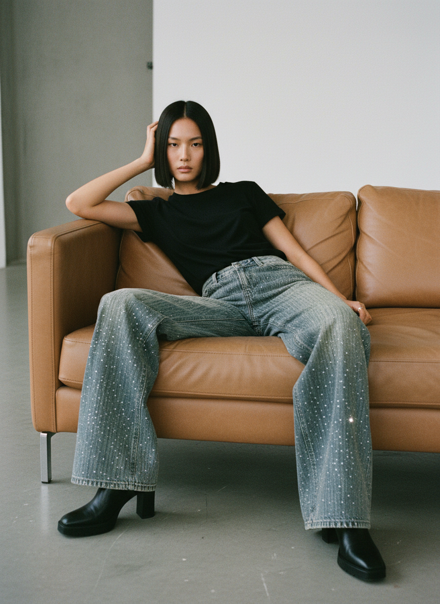 JENNA All Glitter Jeans