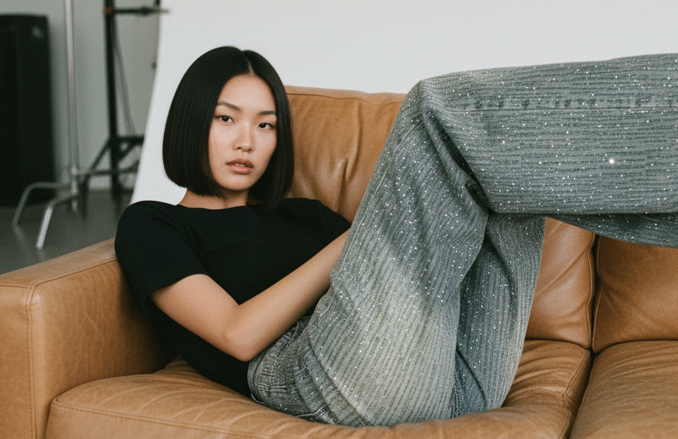 JENNA All Glitter Jeans