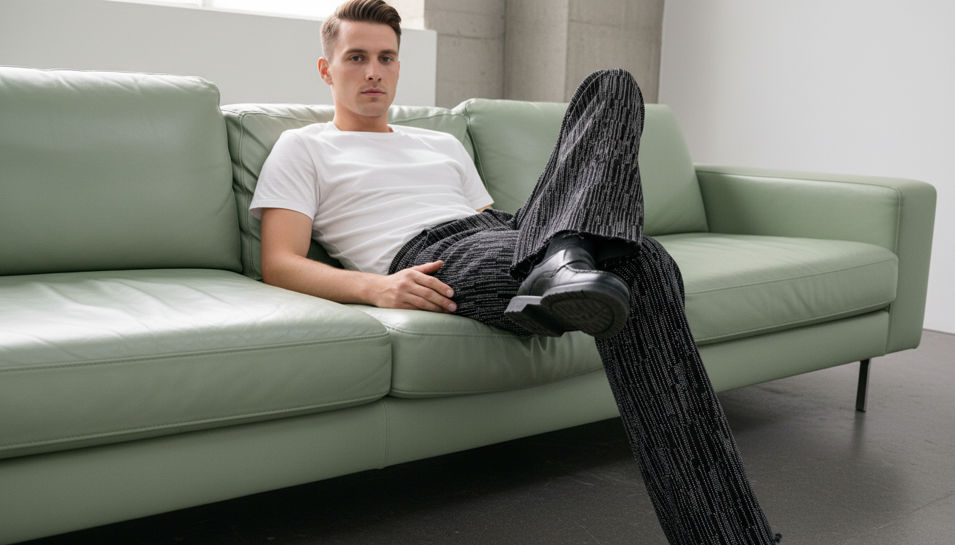 FLASH Black Glitter Jeans